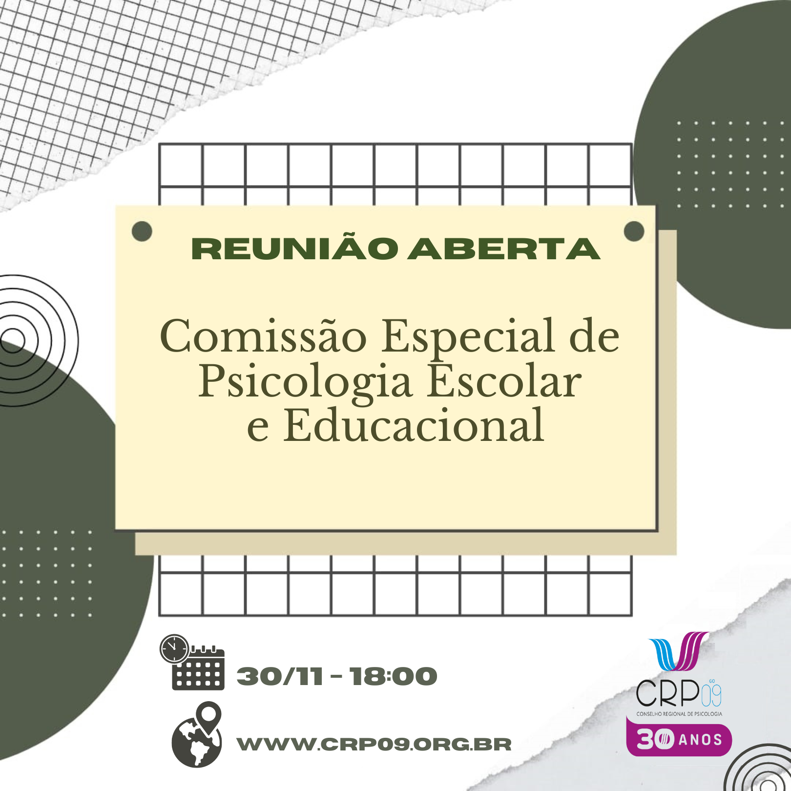 REUNIÃO PSICOLOGIA ESCOLAR