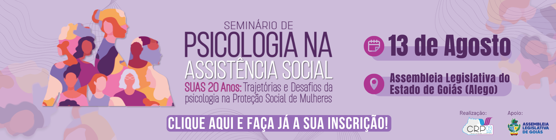 incrição Seminário de Psicologia na Assistência Social