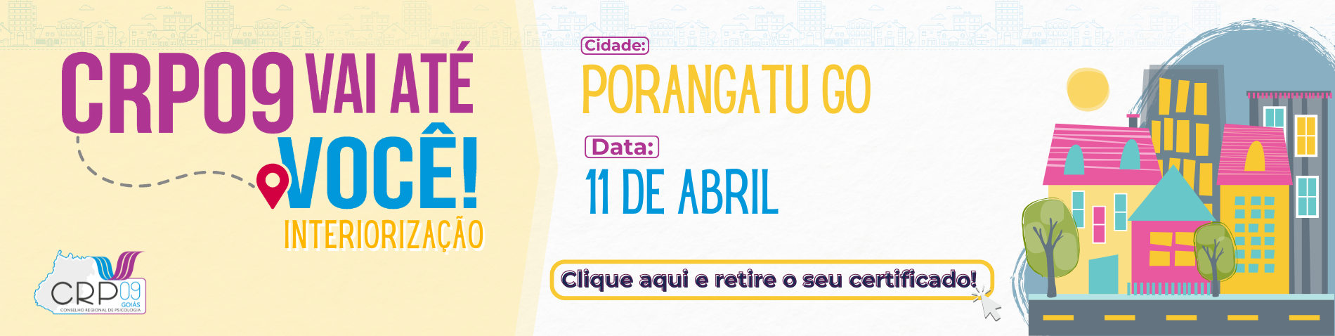 CRP VAI ATÉ VOCÊ – Porangatu - certificado