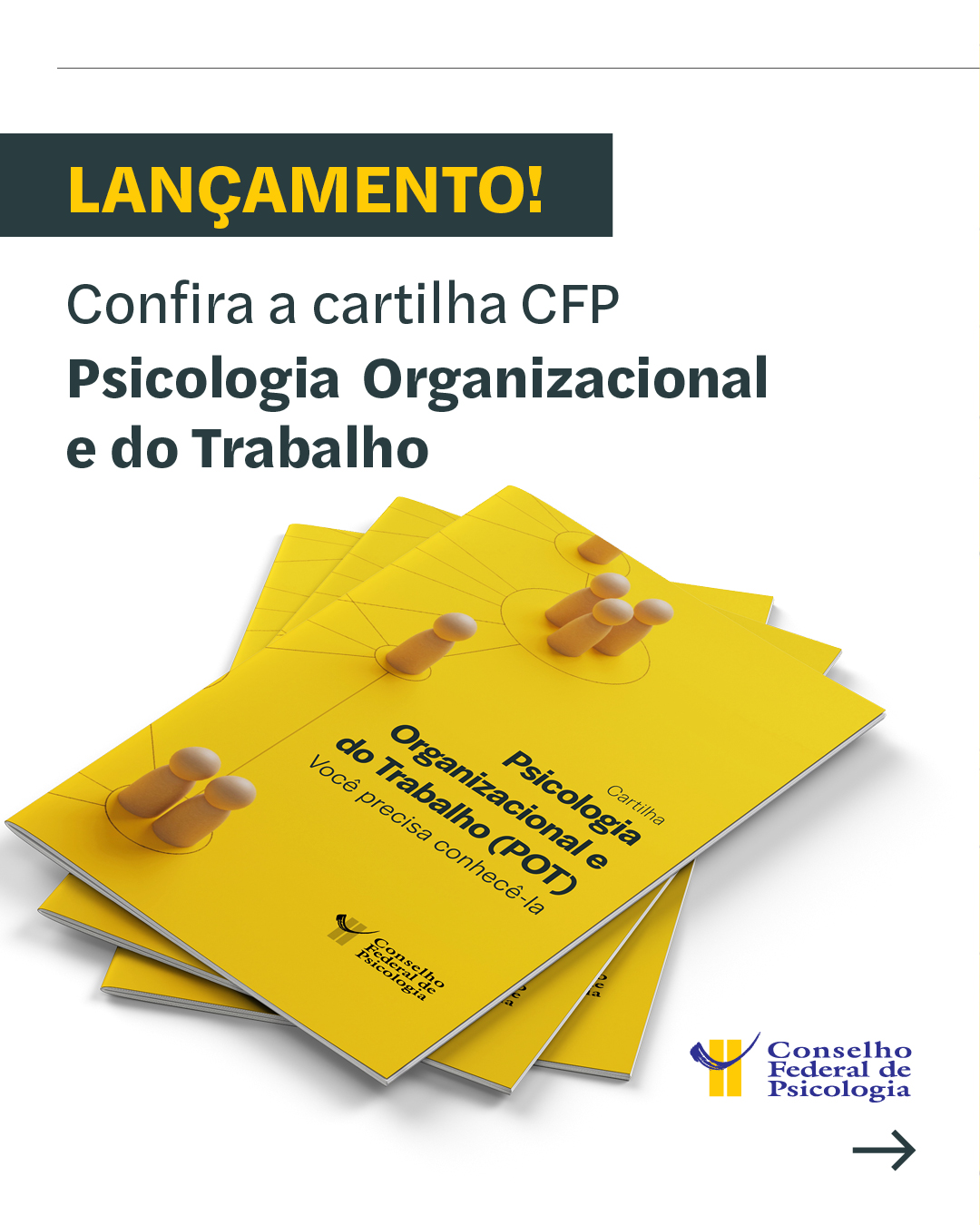 CFP lança cartilha sobre atuação em Psicologia Organizacional e do Trabalho