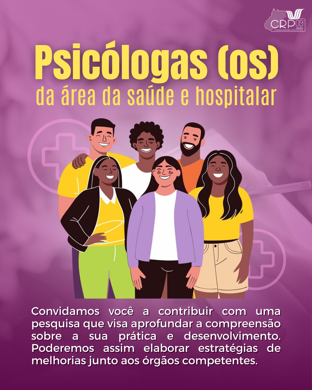 Pesquisa analisa perfil profissional das(os) Psicólogas(os) que atuam nas áreas da Saúde e Hospitalar em Goiás
