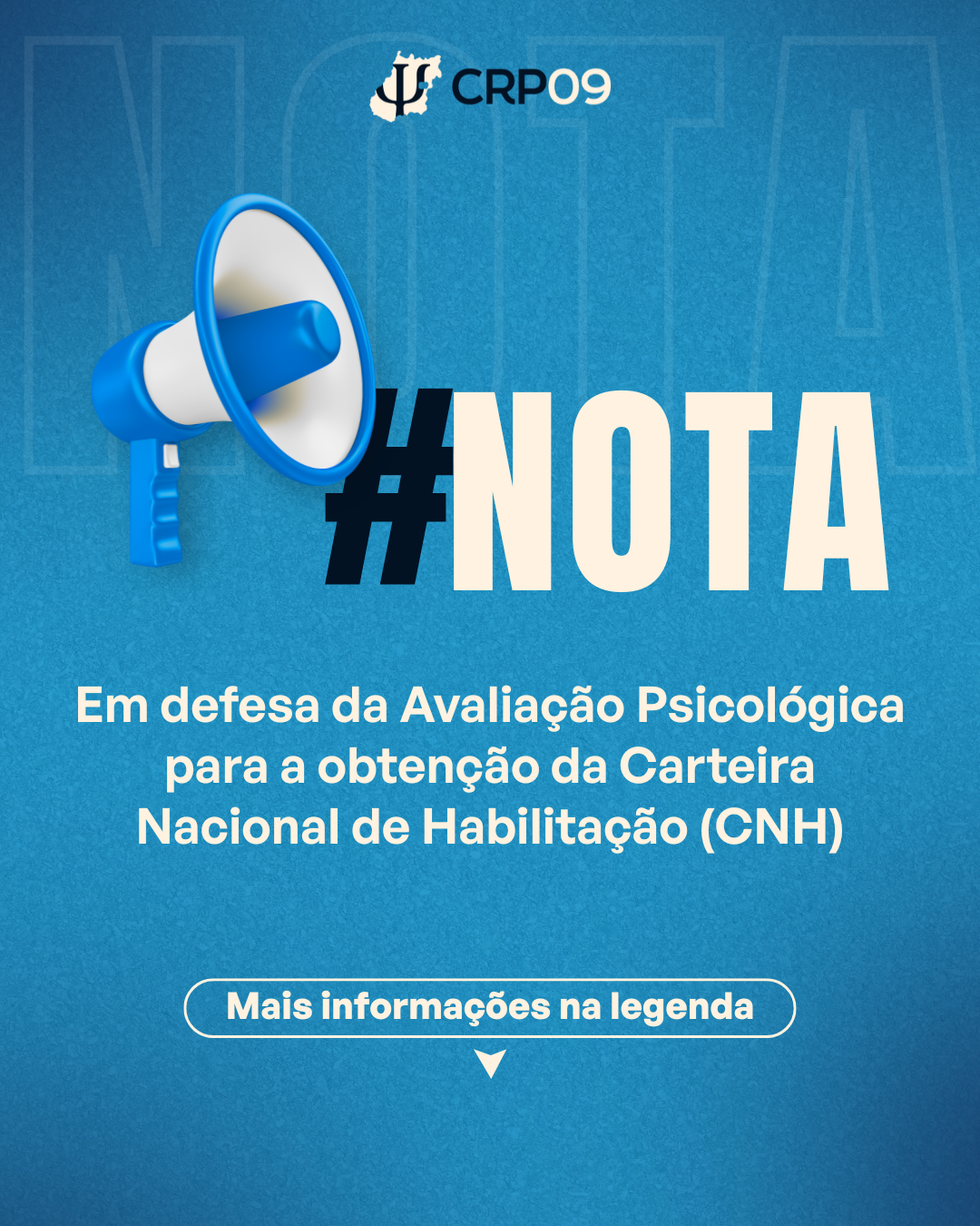 NOTA PÚBLICA: Em defesa da Avaliação Psicológica para a obtenção da Carteira Nacional de Habilitação (CNH)