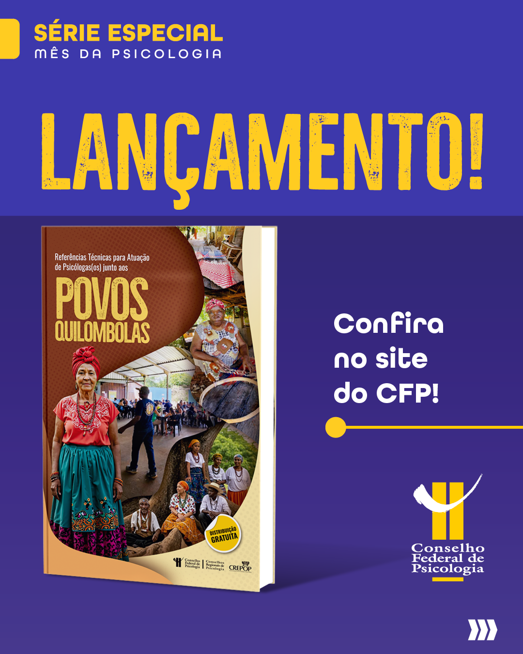 CFP lança Referências Técnicas para atuação da categoria junto aos povos quilombolas