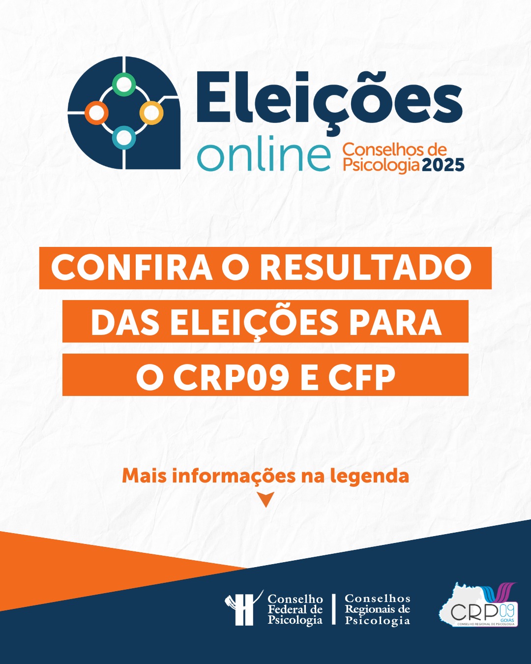 Comissões eleitorais anunciam resultado das Eleições 2025 para o Sistema Conselhos de Psicologia