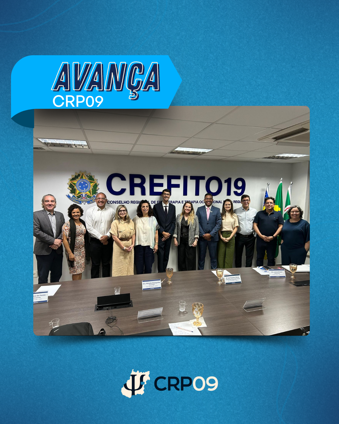 CRP09 esteve presentena reunião do Fórum dos Conselhos Regionais da Área de Saúde do Estado de Goiás